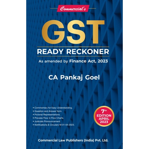Commercial's GST Ready Reckoner 2023 by CA. Pankaj Goel